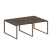 Рабочая станция Metal System Style БО.СМ-4.1 2000x1475x750 (Дуб Наварра/Серый металл)