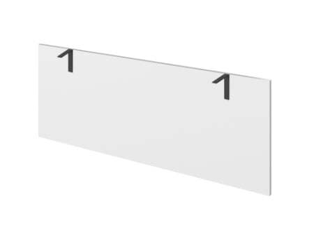 Царга для стола 1350 Public comfort C-041 1070x16x440 (Белый)