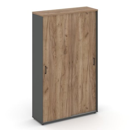 Шкаф-купе комбинированный SN.SHK.E-002 (1200х400х1982) (Антрацит/Дуб Табак)