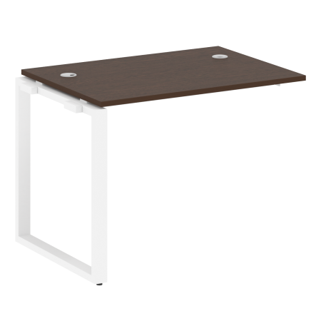 Проходной наборный элемент рабочей станции Metal System Style БО.ПРС-СП-1.1 1000x720x750 (Венге Цаво/Белый металл)