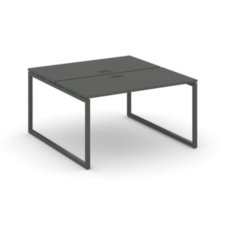 Рабочая станция 2-х сторонняя SN-4O.DRS-021 (980х1632х750) (Антрацит/Металл Антрацит)