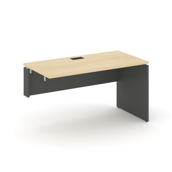 Стол-приставка к опорным элементам SN-D.OPRS-024(L) (1580х800х750) (Акация Лорка/Антрацит)