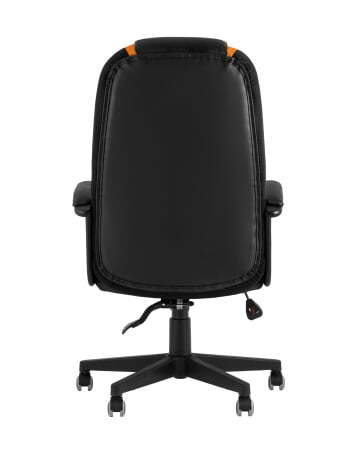 Кресло игровое TopChairs ST-CYBER 9 черный/оранжевый (Геймерское кресло ST-CYBER 9 оранжевый)