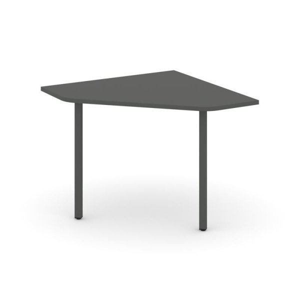Угловой элемент переговорного стола SN-4.UPRG-001 (980х980х750) (Антрацит/Металл Антрацит)