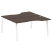 Рабочая станция криволинейная Metal System Style БА.РАС-СА-2.1 1600x1835x750 (Дуб Наварра/Серый металл)