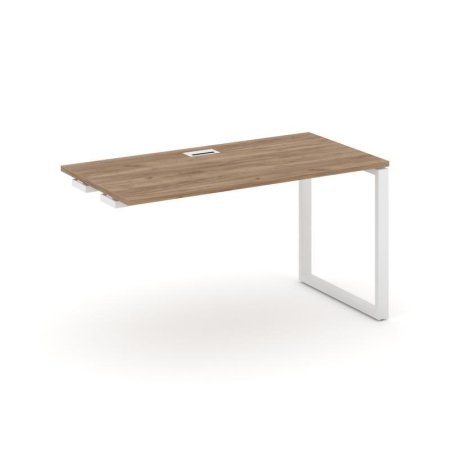 Стол-приставка к опорным элементам SN-6O.OPRS-014 (1580х700х750) (Дуб Табак/Металл Белый)