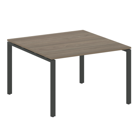 Переговорный стол 1 столешница Metal System Style БП.ПРГ-1.2 1200x1235x750 (Вяз/Антрацит металл)