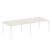 Стол для переговоров (2 столешницы) на А-образном м/к Metal System Style БА.ПРГ-2.3 2800x1235x750 (Дуб наварра/Серый металл)