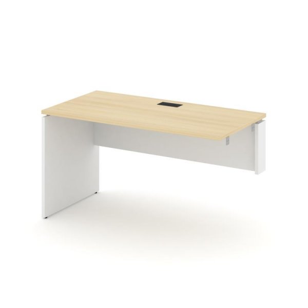 Стол-приставка к опорным элементам SN-D.OPRS-003(R) (1380х600х750) (Акация Лорка/Белый)