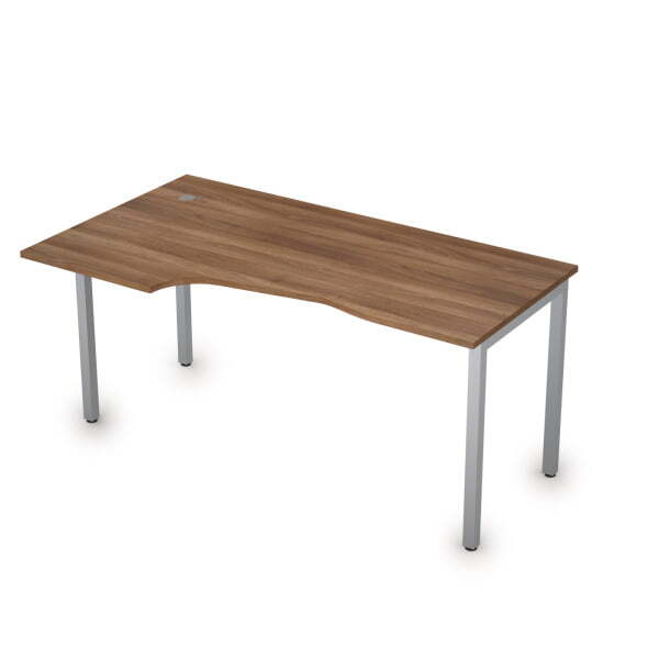 Стол письменный на металлокаркасе лев Стиль 2М.120 1600x900x750 (Шамони темныйСерый)