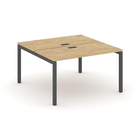 Рабочая станция 2-х сторонняя SN-5P.DRS-021 (980х1632х750) (Тиквуд Светлый/Металл Антрацит)