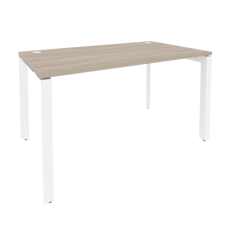 Стол рабочий на П-образном м/к Onix O.MP-SP-3.8 1380x800x750 (Дуб Аттик/Белый Металл)