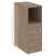 Тумба с подсветкой 5 ящиков TIP-ON завершающая, левая Onix O.R-TV-5TIP.SL 436x767x1185 (Тиквуд Светлый)