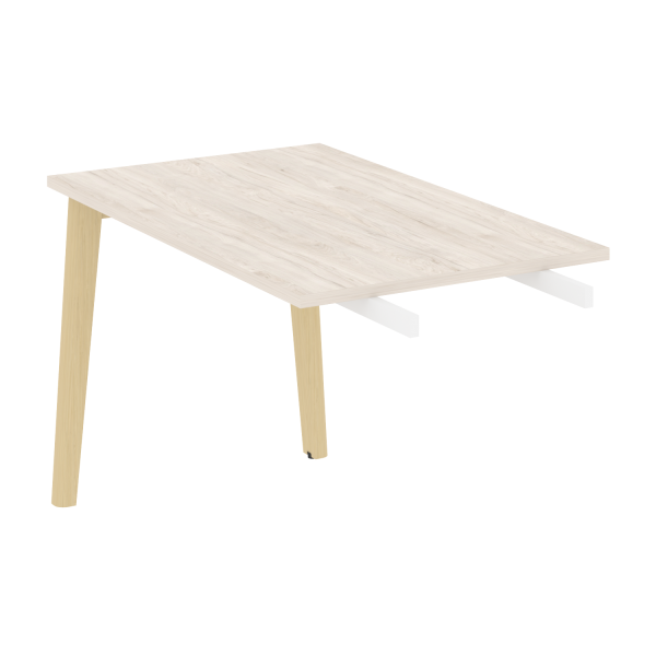 Брифинг-приставка на деревянных опорах Onix Wood Direct OW.BR-11 1180x720x750 (Денвер Светлый/Дуб Светлый)