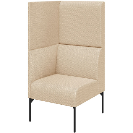 Диван Бридж. Модуль 1-местный правый высокий. (Модуль 1-местный правый высокий sweet_cream)