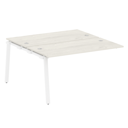 Проходной наборный элемент рабочей станции Metal System Style БА.ПРС-СП-2.3 1400x1475x750 (Дуб Наварра/Белый металл)