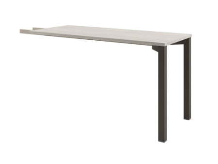 Брифинг-приставка на металлокаркасе Solution D-892 1400x600x750 (Акация Морава/Трюфель)