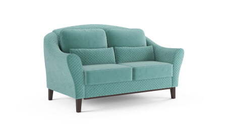 Диван 2-местный Monreal (1860x1050x1000) Аквамарин (Аквамарин)