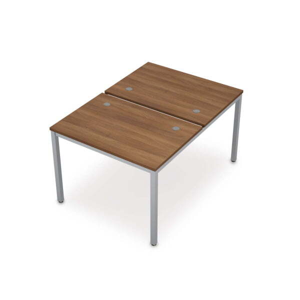 6МБ.277 Бенч-система на два рабочих места (1000x1435x750) (Шамони темный/Алюминий матовый)