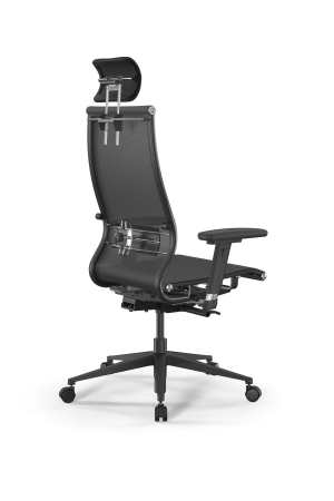 Кресло для руководителя Метта SynchroSit 10 B2-107D - T /Km00/Nb00/D03P/H3mL-2D(M23.B11.G19.W02) (Серый)