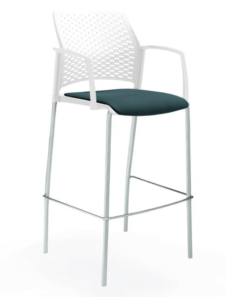 Стул барный Rewind ЦБ-00016932 Антрацит/Белый (Антрацит/Белый)