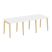 Стол переговорный на деревянных опорах Onix Wood OW.PRG-3.0 2340x980x750 (Тиквуд Светлый/Дуб Темный)