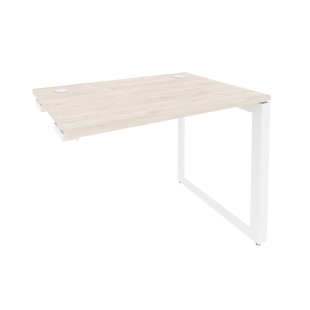 Стол-приставка на О-образном м/к к опорным элементам Onix O.MO-SPR-1.7 980x720x750 (Денвер Светлый/Белый Металл)
