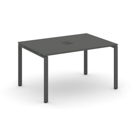 Стол переговорный SN-6P.SPRG-003 (1380х980х750) (Антрацит/Металл Антрацит)