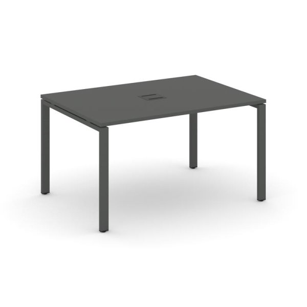 Стол переговорный SN-6P.SPRG-001 (980х980х750) (Антрацит/Металл Антрацит)