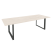 Стол переговорный на О-образном м/к Onix O.MO-PRG-25 2580x980x750 (Дуб Аттик/Белый Металл)