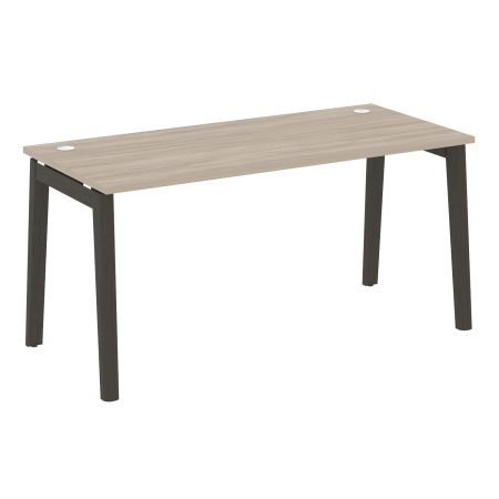 Стол рабочий на деревянных опорах Onix Wood OW.SP-4.7 1580x720x750 (Дуб Аттик/Дуб Темный)