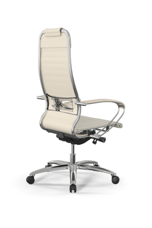 Кресло для руководителя Метта Samurai L1-3K - Infinity /Uc02/Nc02/K2cL(M26.B31.G20.W03) (Молочный)