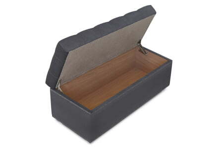 Банкетка Marcele 800 (820x420x450) Серый (Серый)