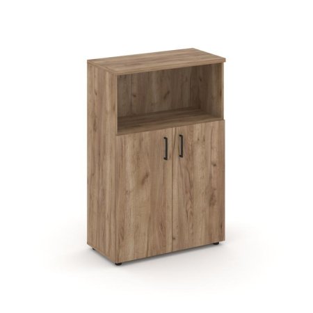 Шкаф средний широкий SN.STS-201 (796х400х1203) (Дуб Табак)