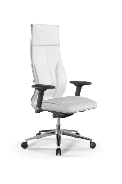 Кресло для руководителя Метта Samurai B1-11D - Infinity /Kc06/Wm06/D04P(M26.B32.G25.W03) (Белый)