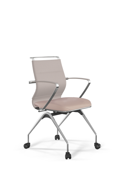 Кресло для руководителя Метта Sit Well M4-192K - Extra /Ach46/Wm12/K5cL(F53.W02) (Светло-бежевый)