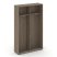 Шкаф-купе для одежды SN.SHK-003 (1200х400х1982) (Антрацит/Тиквуд Светлый)