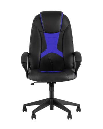 Кресло игровое TopChairs ST-CYBER 8 черный/синий (Геймерское кресло ST-CYBER 8 синий)