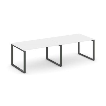 Стол переговорный SN-6O.SPRG-014.3 (3160х980х750) (Белый/Металл Антрацит)