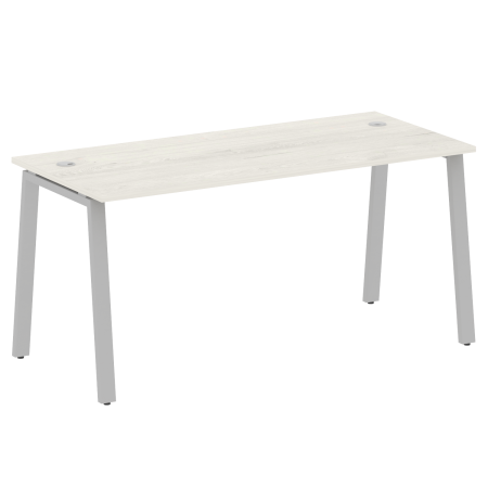 Стол письменный Metal System Style БА.СП-4 1600x720x750 (Дуб Наварра/Серый металл)