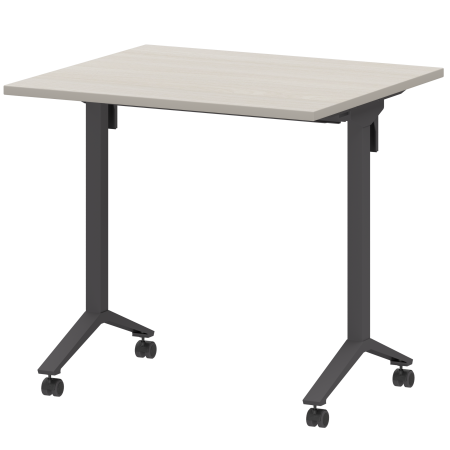 Стол мобильный складной Моби МБ22-80.70 800x700x750 (Ясень шимо/Антрацит)
