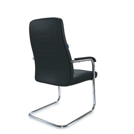 AL 751 V Кресло посетителя, экокожа (Черный)