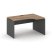 Стол рабочий эргономичный SN-D.SPA-011(R) (1380х700/980х750) (Тиквуд Светлый/Антрацит)