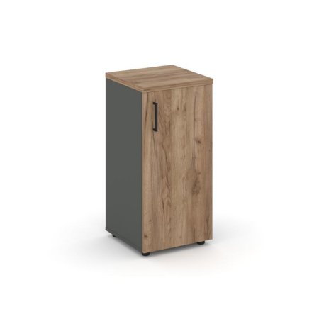 Шкаф низкий узкий SN.STU-301(R) (400х400х833) (Антрацит/Дуб Табак)