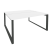 Рабочая станция на О-образном м/к Onix O.MO-D.RS-2.4.7 1580x1475x750 (Тиквуд Темный/Белый Металл)