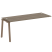 Проходной наборный элемент рабочей станции Metal System Style БА.ПРС-СП-1.5 1800x720x750 (Дуб Наварра/Серый металл)