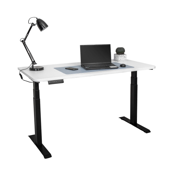 Стол c электроприводом LA-T33-2A3 (1600x800x600-1250) (Белый | Черный)