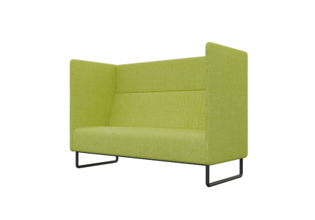 Диван двухместный BROS-2 (Romeo 07/Металл Черный)