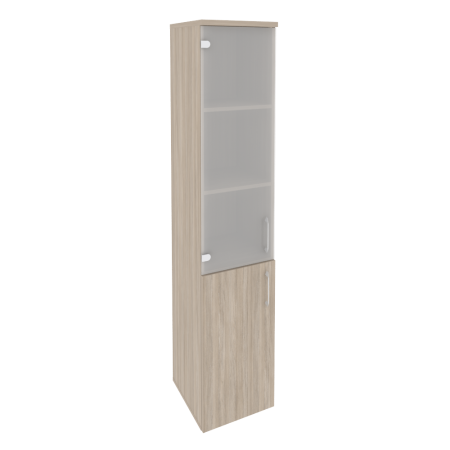 Шкаф высокий узкий левый Onix O.SU-1.2L 400x420x1977 (Дуб Аттик)