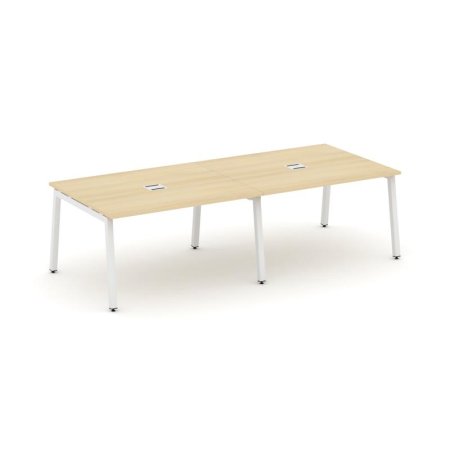 Стол переговорный SN-5A.SPRG-044 (3160х1180х750) (Акация Лорка/Металл Белый)